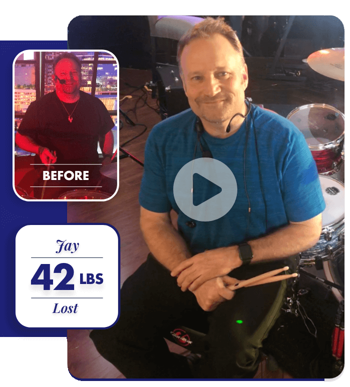 I had no energy, no stamina, no drive. It was definitely affecting how I was working at my day job, plus my relationship. I knew I had to make a change. ZOË Wellness made a huge change for me, they gave me hope. In 30 days, I lost 42 pounds on the program… I feel like a new person.
