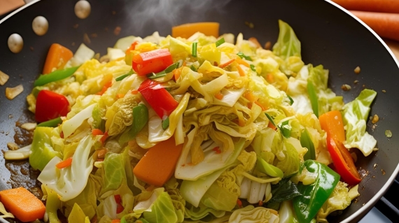 stir fry cabbage
